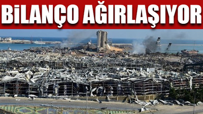 Beyrut'ta ölü sayısı 135'e yükseldi