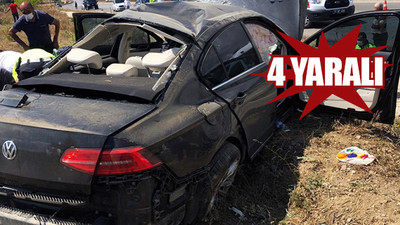 Çevre ve Şehircilik Bakanı'nın koruma ekibi kaza yaptı