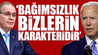 CHP'den Joe Biden'e tepki
