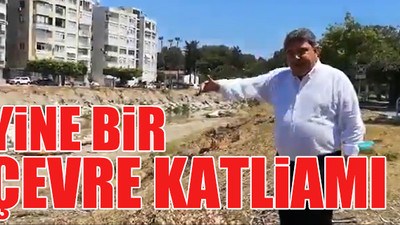 CHP'li Gökçel: Millet Bahçesi yapılacak diye asırlık ağaçlar kesiliyor