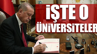 Erdoğan'dan 16 üniversiteye rektör ataması
