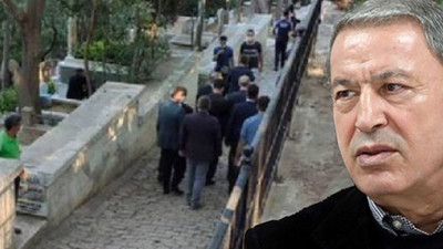 Hulusi Akar’ın, Mirzabeyoğlu’nun mezarını ziyareti haberine erişim engeli
