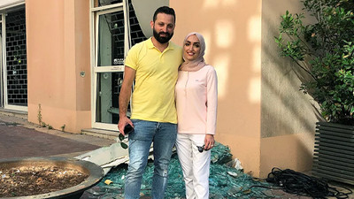 Patlama anı düğün videolarına yansıyan Lübnanlı çift konuştu