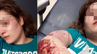 Şiddet görmemek için 2. kattan atladı