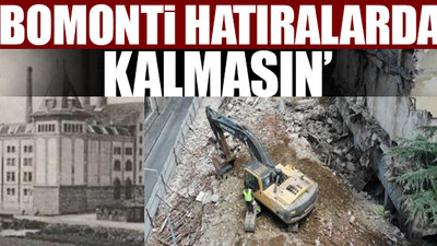 Tarihi Bomonti Bira fabrikasını yıktılar
