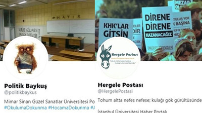 Twitter'da üniversitelilerin muhalif haber portallarına sınırlandırma