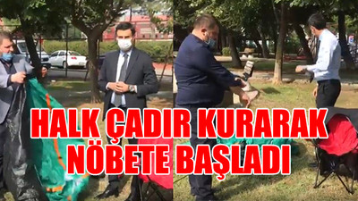 AKP'li Başakşehir Belediyesi parkın içinden yol geçirmek isteyince vatandaşın tepkisi ile karşılaştı