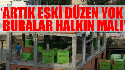 AKP'li Belediye, İBB arazisinde kaçak inşaata başladı