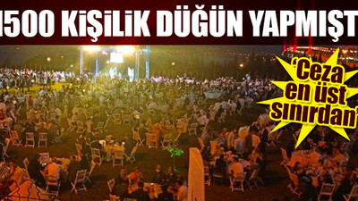 AKP'li vekilin 'tedbirsiz düğün' cezası belli oldu