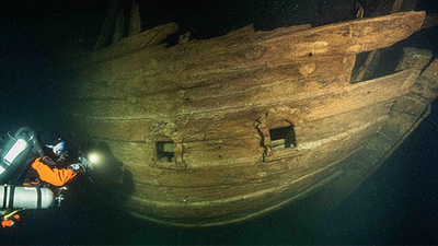 Baltık Denizi'nde 400 yıllık gemi keşfedildi