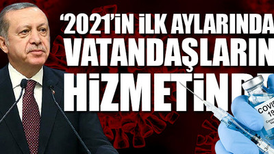 Erdoğan'dan aşı açıklaması