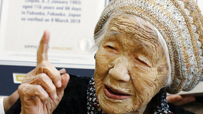 Japonya'nın en yaşlı insanı seçildi