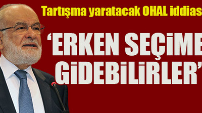 Karamollaoğlu, erken seçimle ilgili tahminini açıkladı