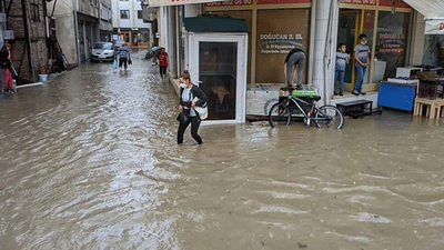 Ordu’da yollar göle döndü