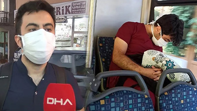 Otobüste uyuyakalan doktor konuştu: Nöbet çıkışı yorgunluktan