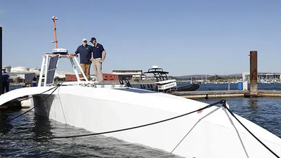 Yapay zeka kaptanlı gemi İngiltere'den yola çıkıyor