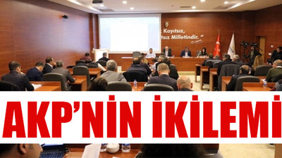 AKP, 'kendi projesini' CHP sununca reddetti