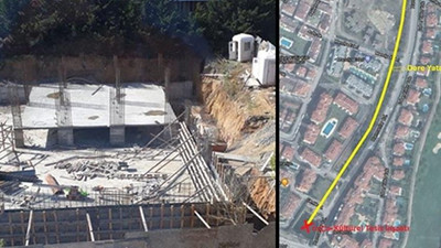 AKP'li belediye İSKİ'nin uyarısını dinlemedi dere yatağına cami yapıyor