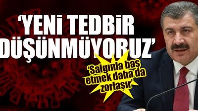 Bakan Koca son durumu Erzurum'da anlattı