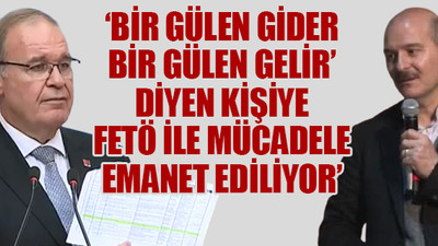 CHP'li Öztrak'tan Süleyman Soylu'ya "Fethullah Gülen" hatırlatması
