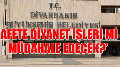 Diyarbakır kayyumu, itfaiye bütçesini Kuran kursuna aktardı
