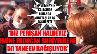 Esnaf Meral Akşener'e böyle dert yandı