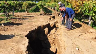 Fay hattında dev yarıklar oluştu