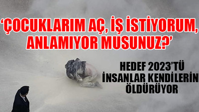 Geçim sıkıntısı yaşayan 4 bin 801 kişi intihar etti