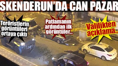 Hatay'da korkutan patlama...