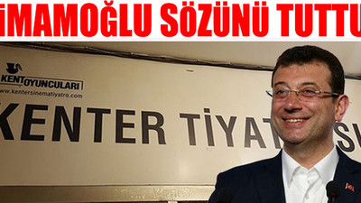 İBB, Yıldız Kenter Tiyatrosu’nu satın alıyor