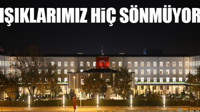 İçişleri Bakanlığı'ndan 'ışıklar yanıyor' yanıtı