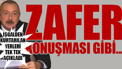 İlham Aliyev: Ermenistan'a diz çöktürdük