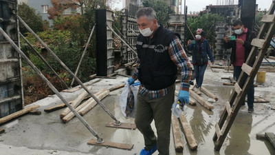 İnşaat alanında korkunç olay... İşçiler dehşete düştü