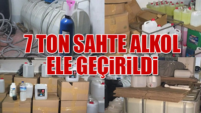 İstanbul'da sahte içki imalathanelerine baskın