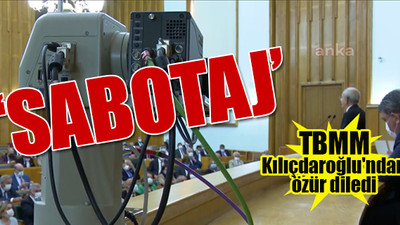 Meclis TV'nin kamerası arıza yaptı