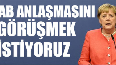 Merkel'den kritik Türkiye açıklaması