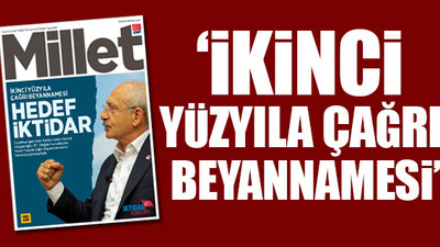 'Millet' dergisinin özel sayısı yayında
