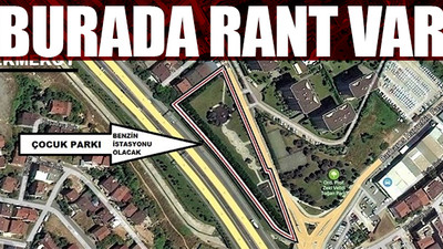 Rant için çocuk parkını gözden çıkardılar