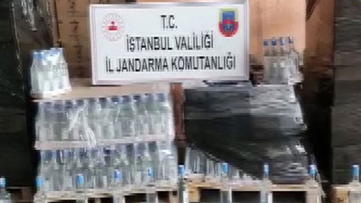 Sahte içki baskını: 2,5 ton ele geçirildi