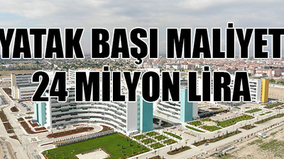 Şehir hastanelerinde yatak skandalı