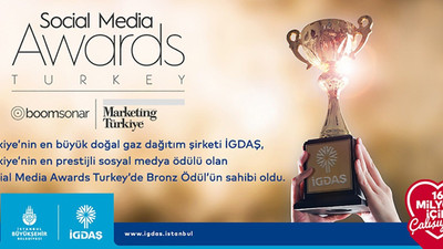 Social Media Awards Turkey’den İGDAŞ'a ödül