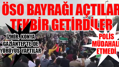 Suriyeli cihatçılar İstanbul'un göbeğinde meydanlara çıktı