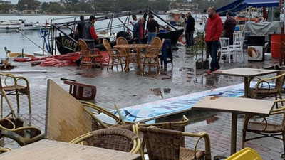 Tekirdağ'ı hortum vurdu