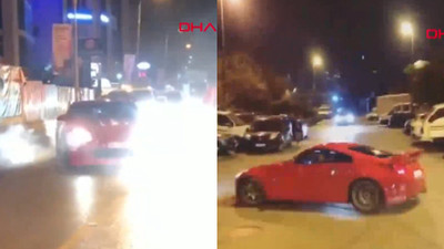 Ümraniye'de drift yapan maganda gözaltına alındı