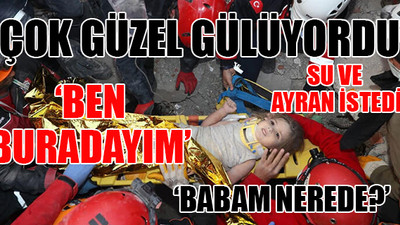 91 saat sonra mucize... Ayda bebek sağ kurtarıldı