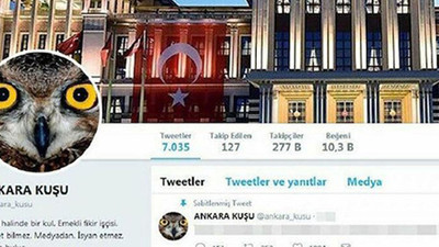 'Ankara Kuşu' Twitter hesabı hakkında flaş karar