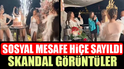 Boğaz’da lüks yatta parti: Virüse aldırmadılar...