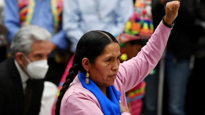 Bolivya'da Erkek Egemenliği Kaldırma Bakanı göreve başladı
