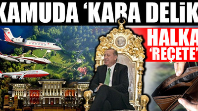 CHP'den israf önergesi: Erdoğan'ın 'saray' harcamaları dudak uçuklatıyor