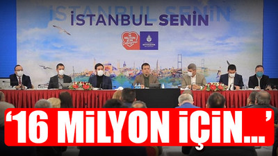 Ekrem İmamoğlu liderliğinde CHP İlçe Başkanları bir araya geldi